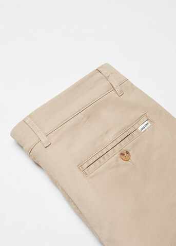 MANGO TEEN Tapered Hose 'Chinob' in Beige