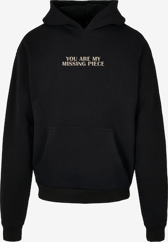 Merchcode Sweatshirt 'Missing Piece' in Schwarz: predná strana