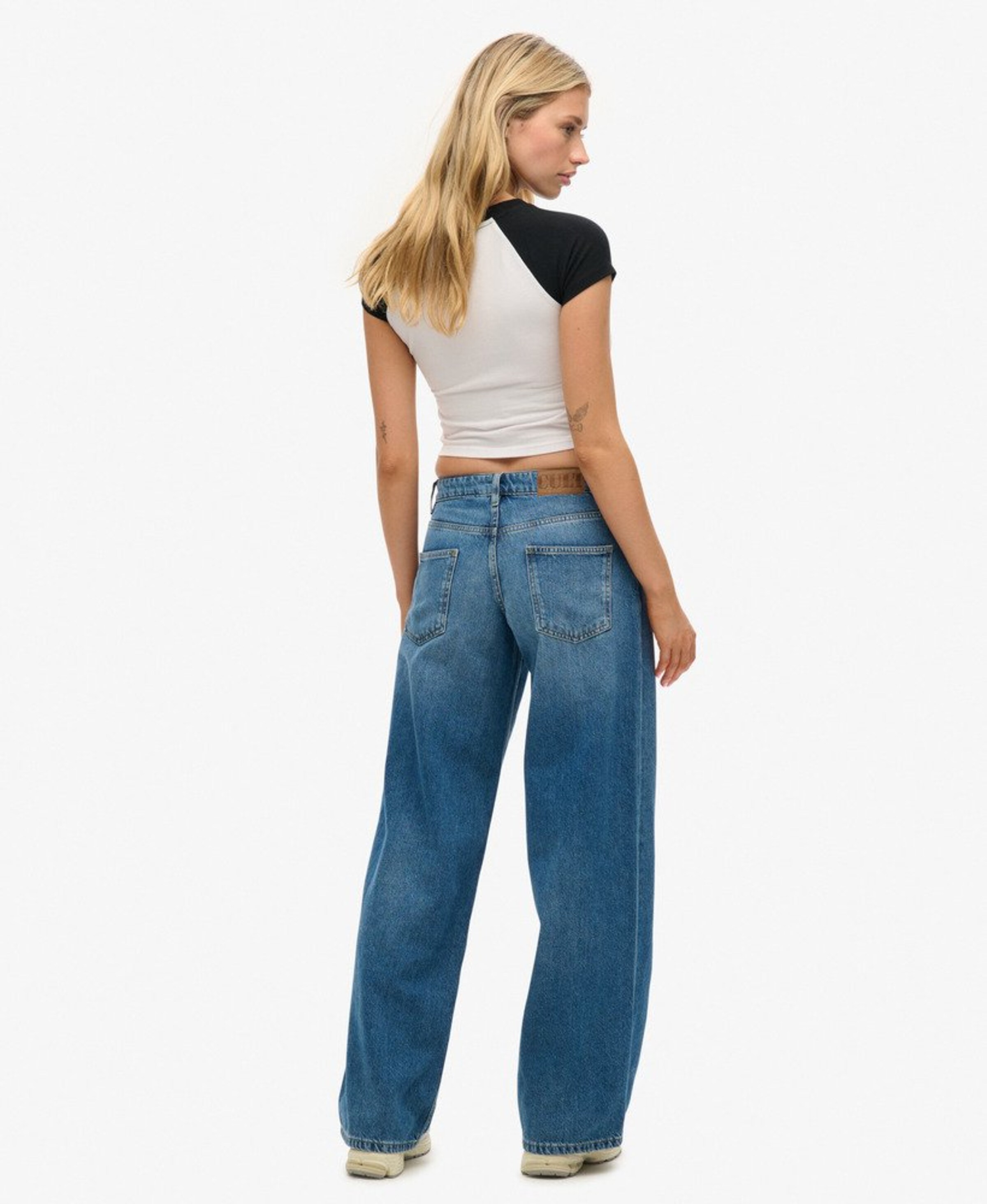 Wide Leg Jean Superdry en bleu