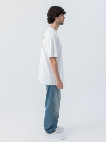 Rockupy Oversizeshirt 'Samu'‌‌‌‌‌‌‌‌ in Weiß