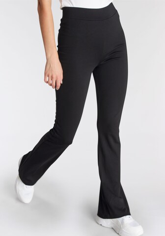 LAURA SCOTT Bootcut Hose in Schwarz