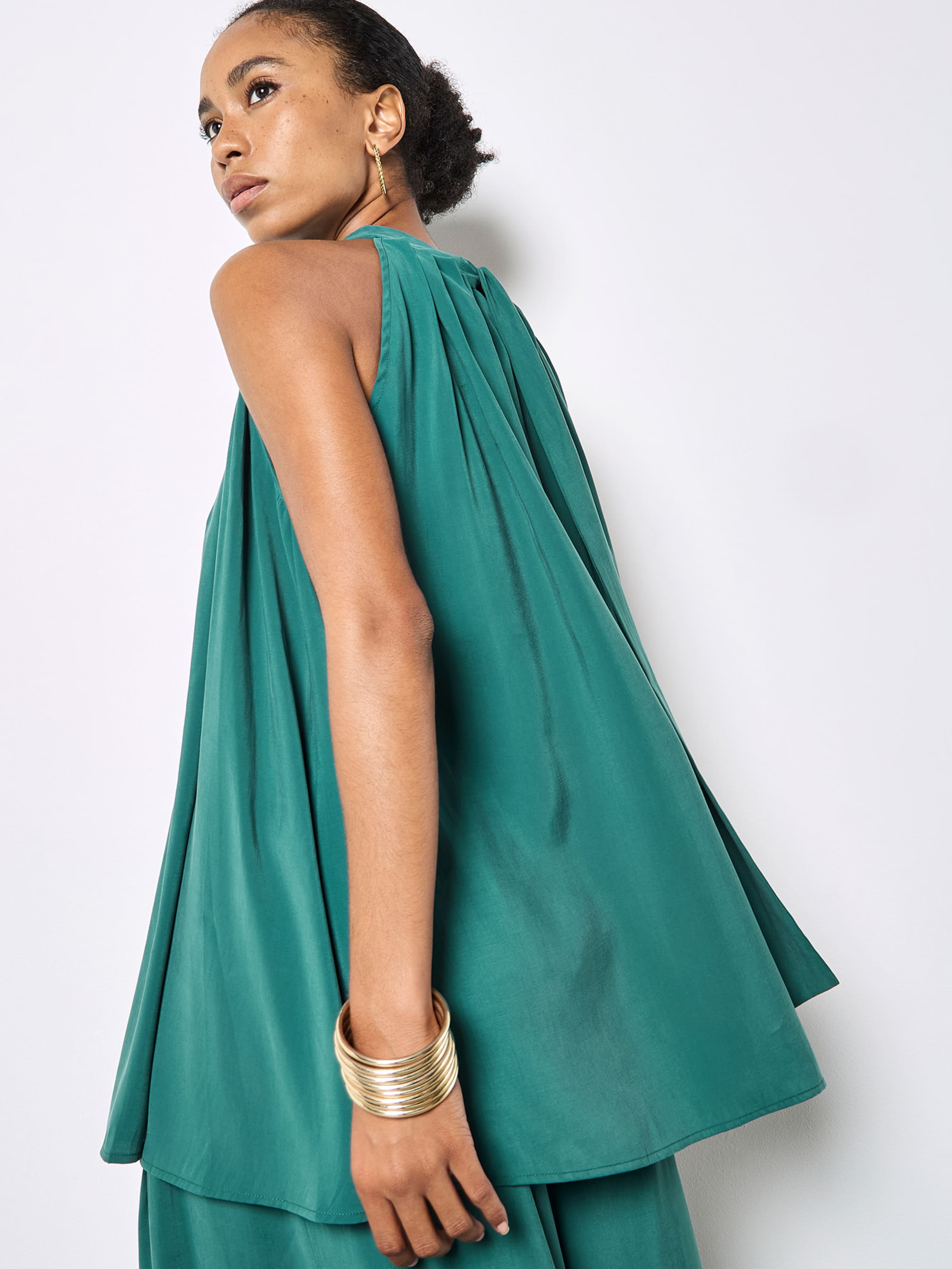 Apricot Blouse in Groen