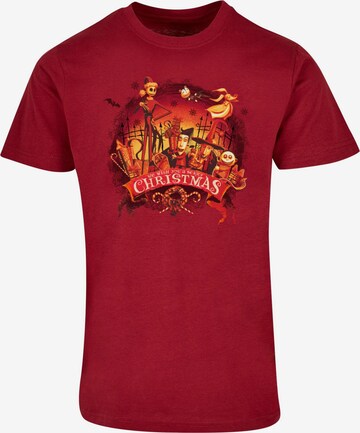 ABSOLUTE CULT T-Shirt 'The Nightmare Before Christmas - Scary Christmas' in Rot: predná strana