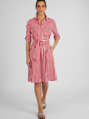 Lovely Sisters Shirt Dress 'Kali' in Red: front