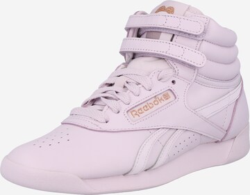 Baskets hautes 'CARDI' Reebok en rose : devant