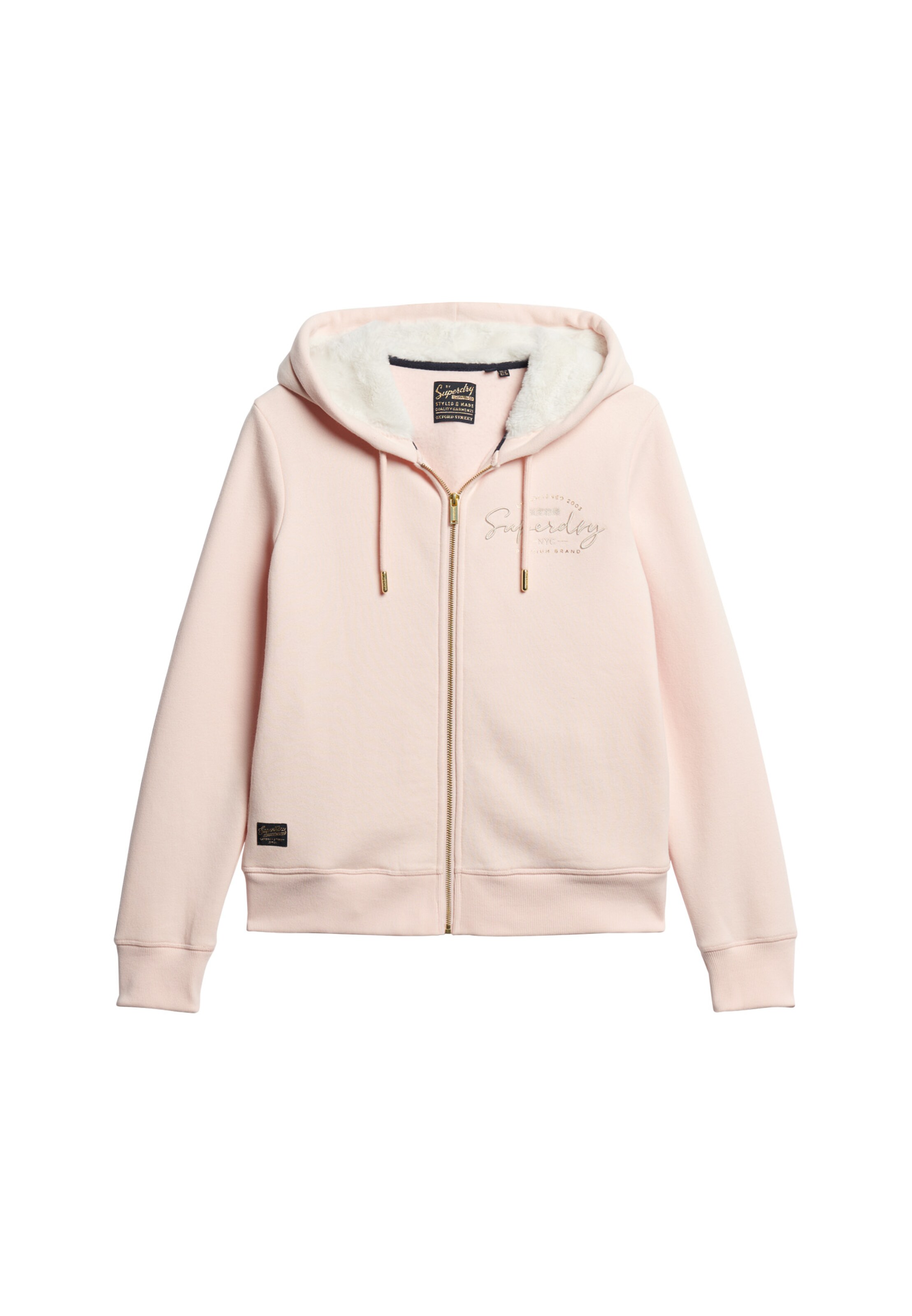Superdry & Co Sweatjacke in Pink: Vorderseite