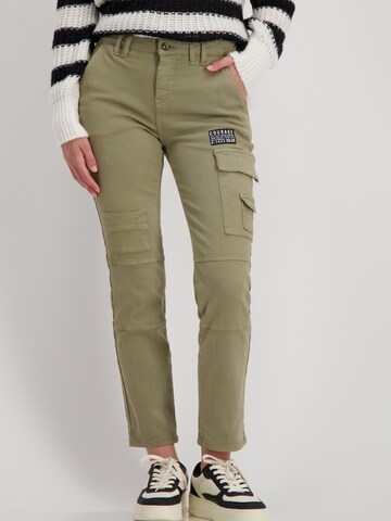monari - Slimfit Pantalón vaquero cargo en verde: frente