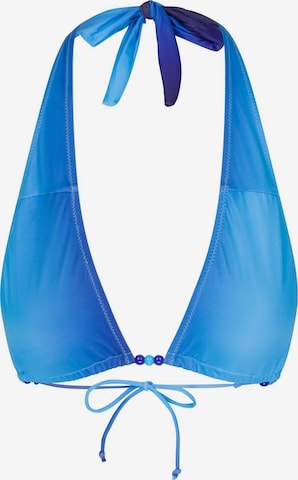Triangle Hauts de bikini Moda Minx en bleu : devant