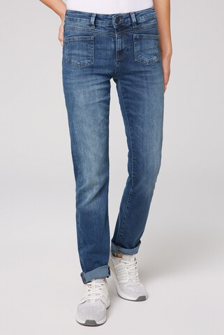 Soccx Regular Jeans in Blue: front