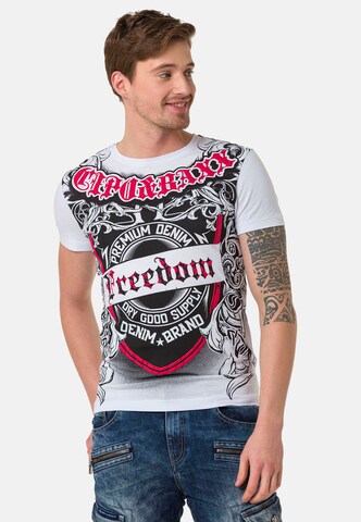 CIPO & BAXX Shirt in White: front