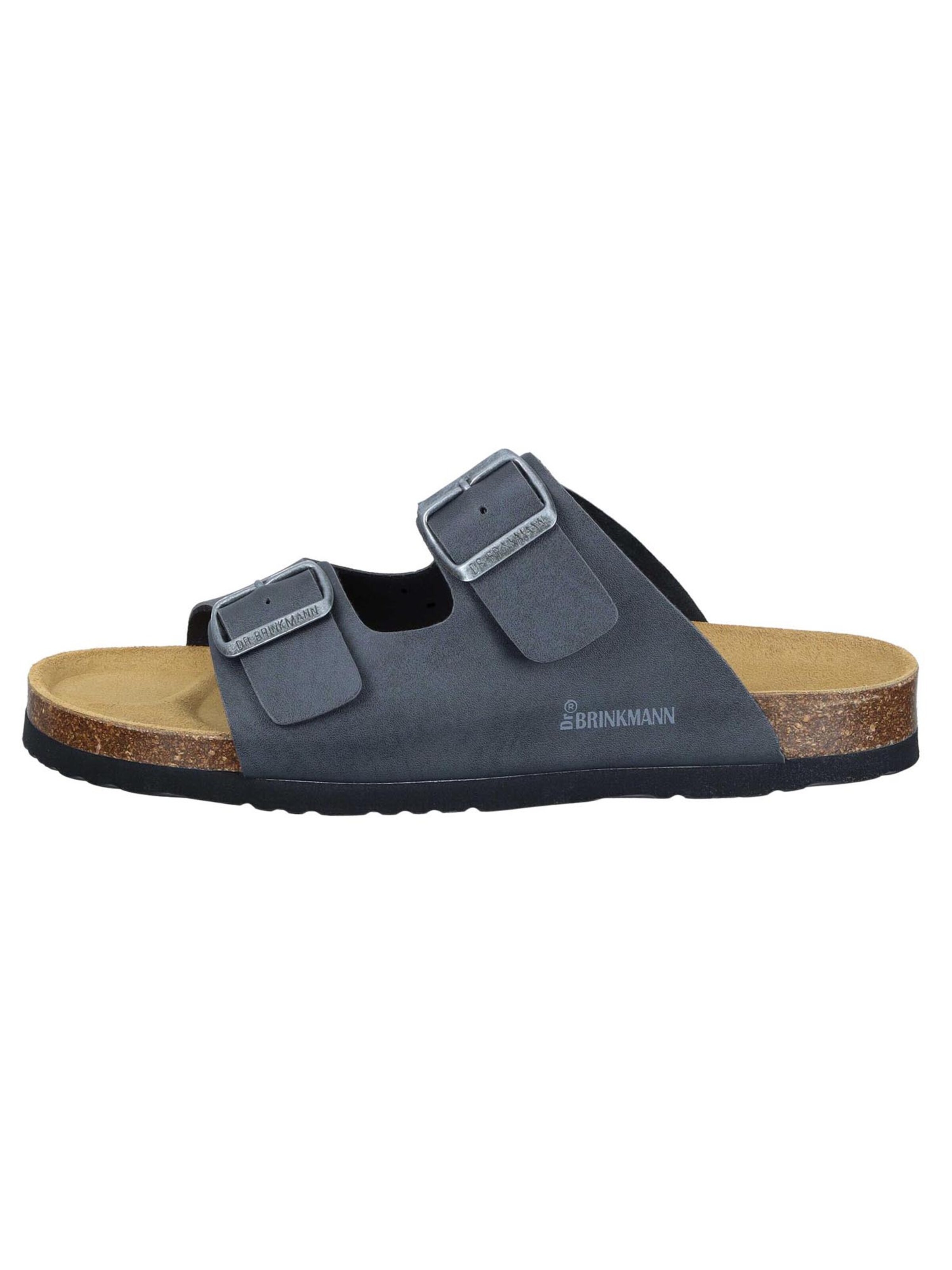 DR. BRINKMANN Mules 'Bonillo' in Grey: front