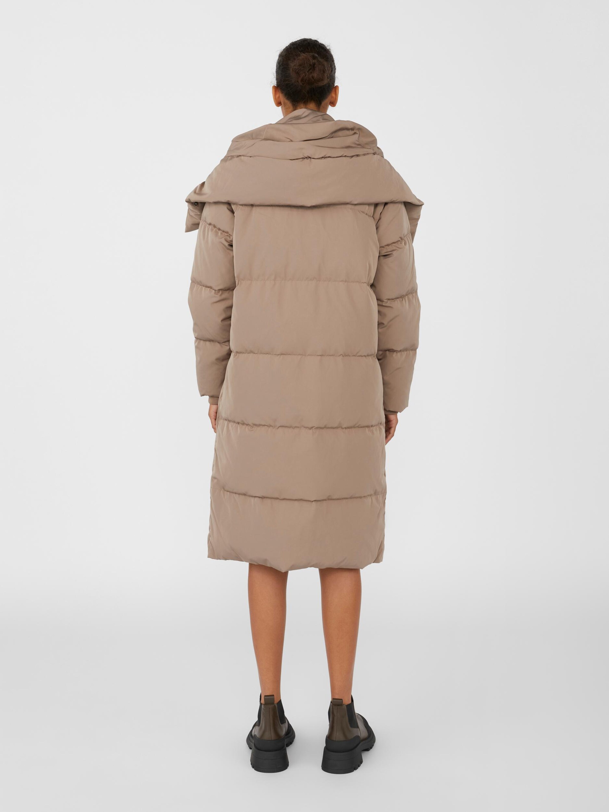 ganni tech down long jacket