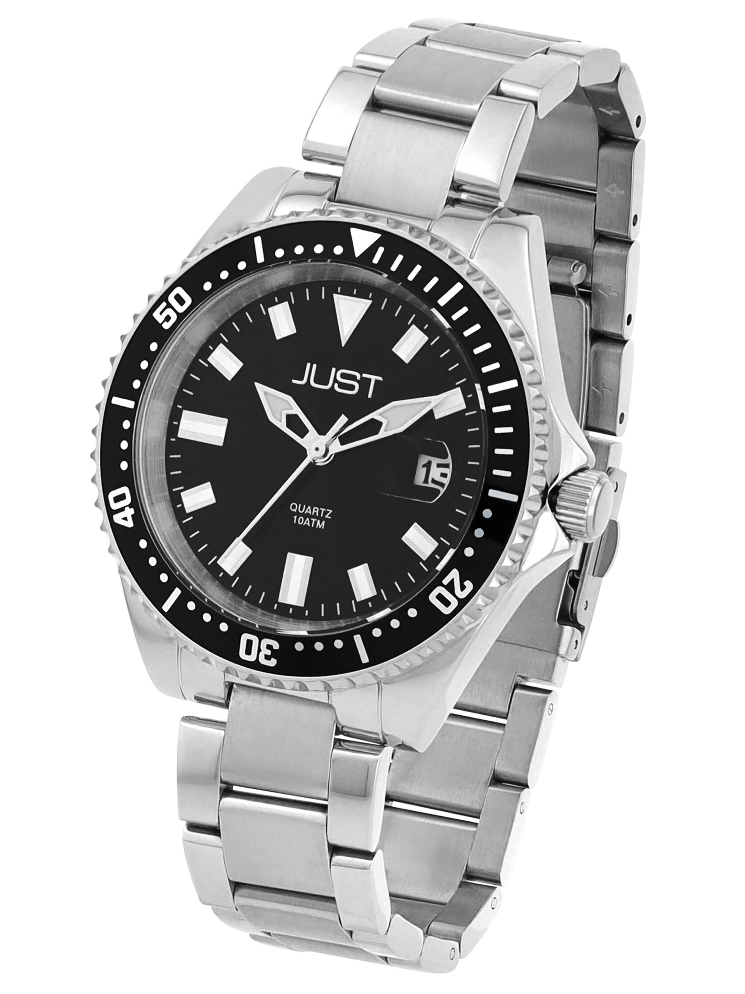 JUST Analog Watch 'Ruben' in Silver