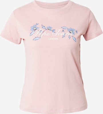 Pepe Jeans T-shirt i rosa: framsida