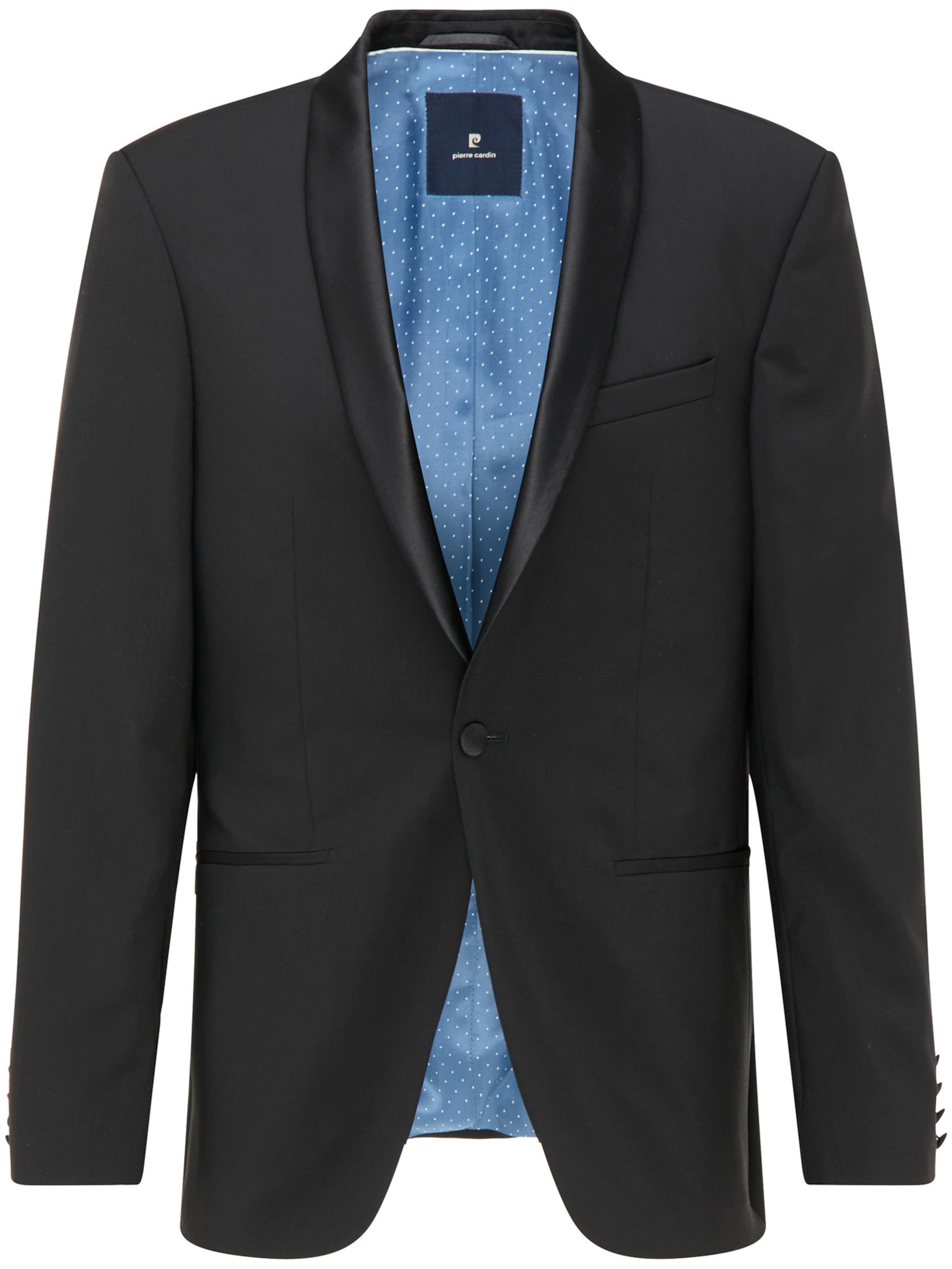 PIERRE CARDIN Regular fit Colbert 'Futureflex Grant' in Zwart: voorkant