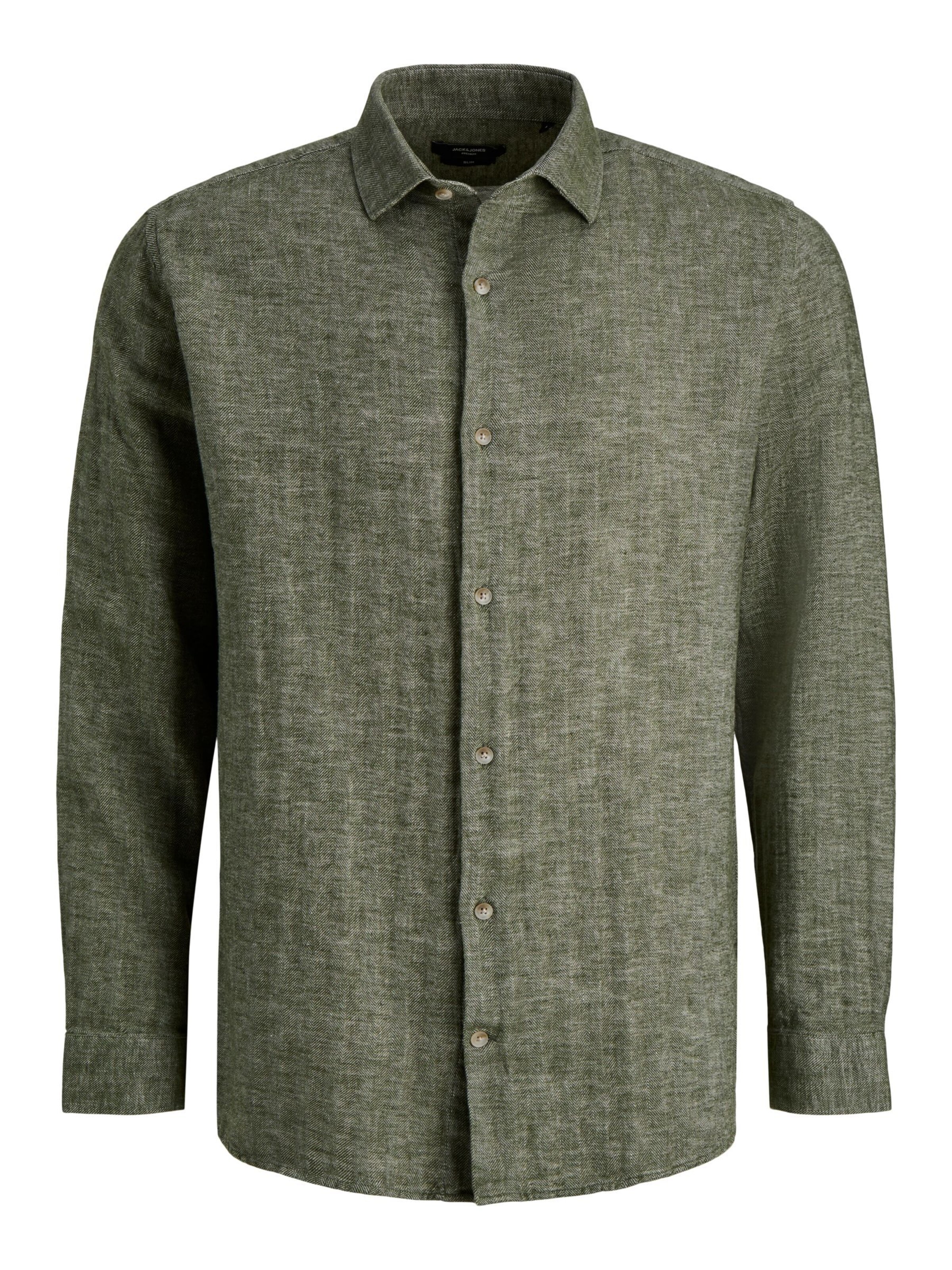 JACK & JONES Comfort fit Overhemd in Groen: voorkant