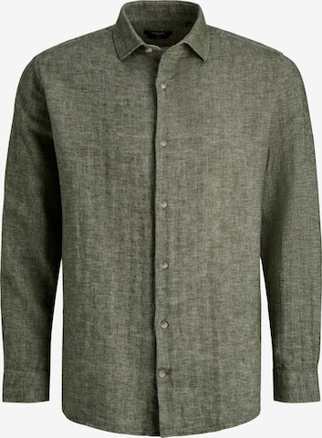 JACK & JONES Comfort Fit Skjorte i grøn: forside