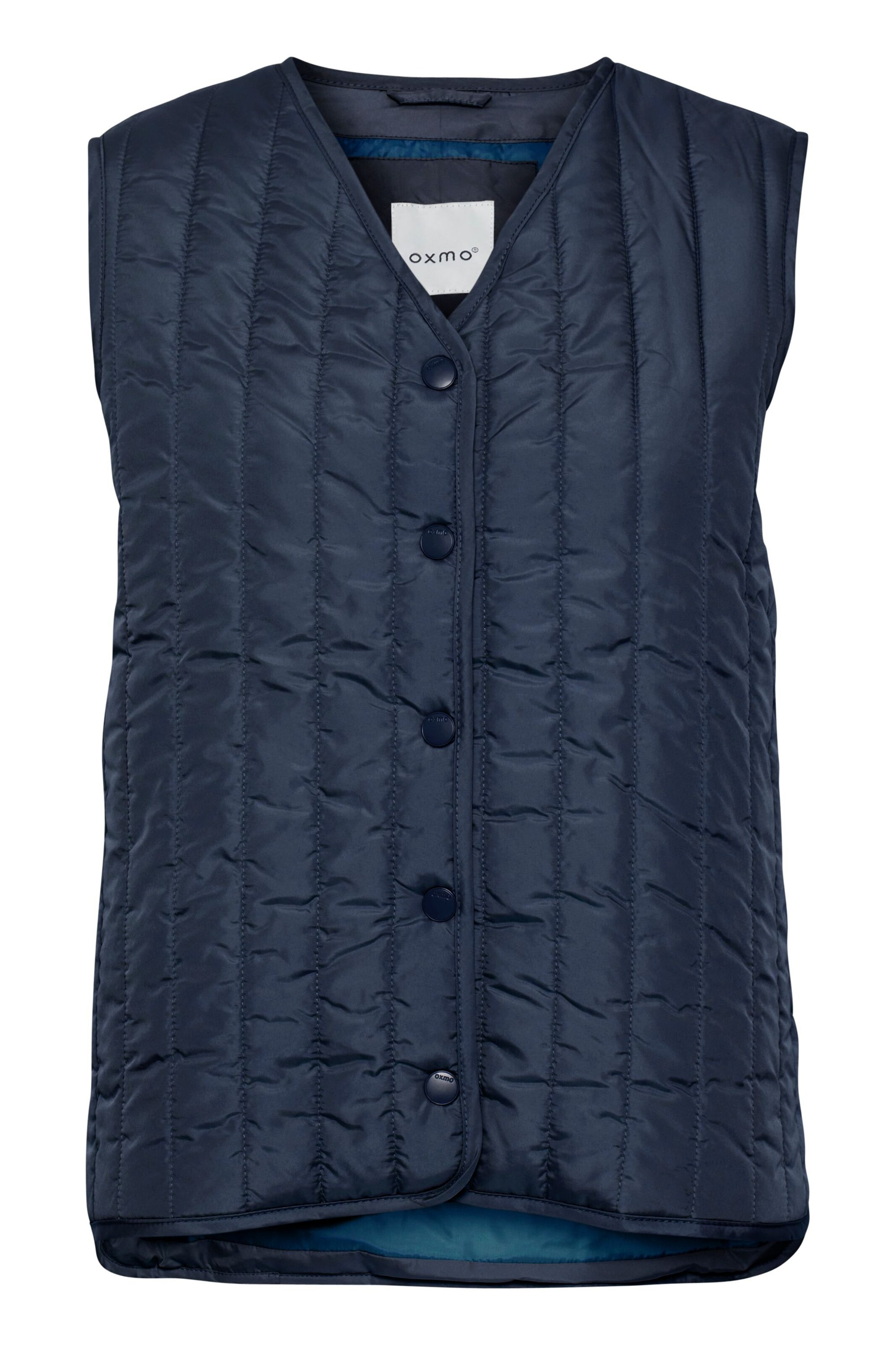 Oxmo Weste 'Sadget' in Blau: Vorderseite