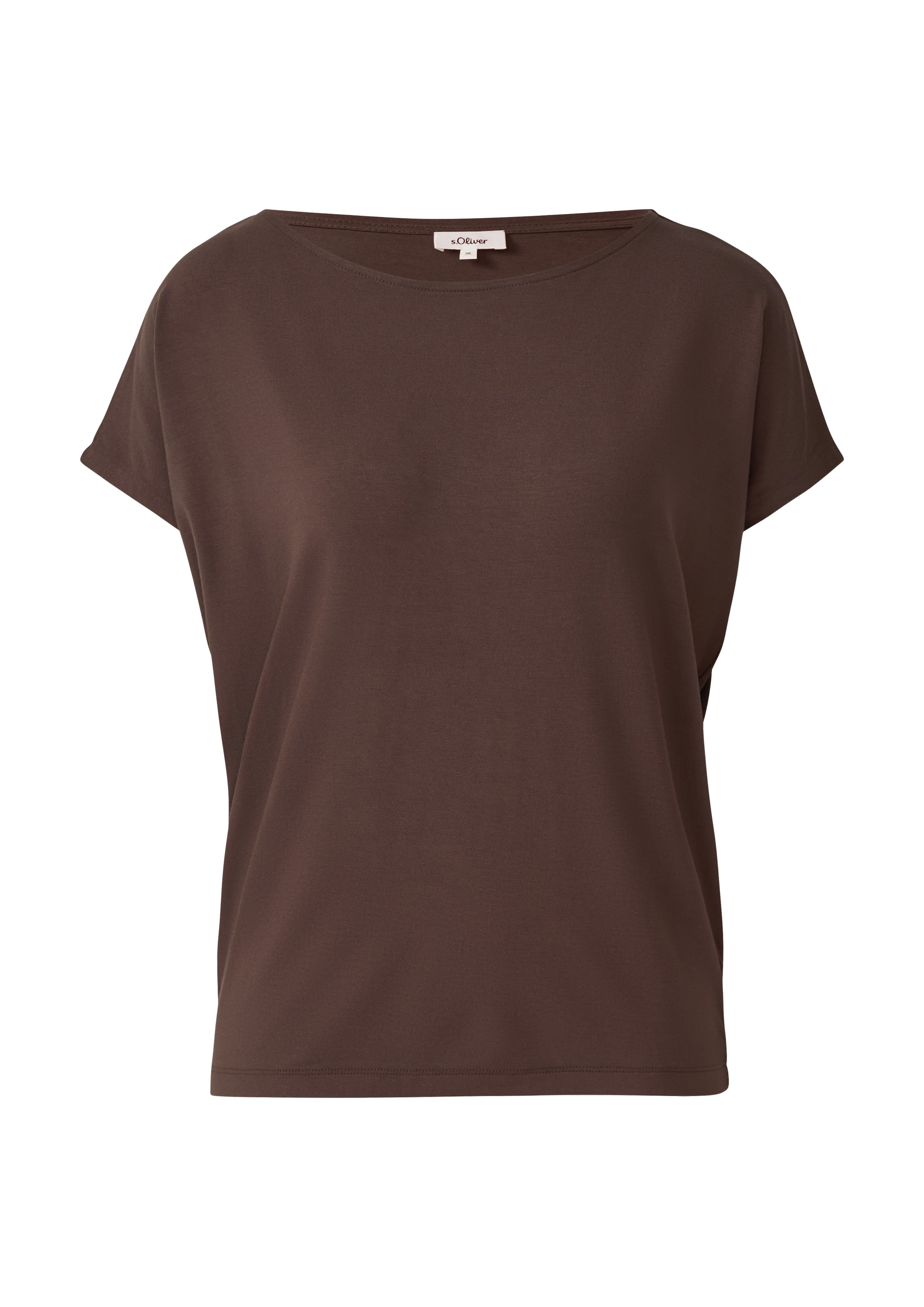 s.Oliver T-Shirt in Braun: Vorderseite