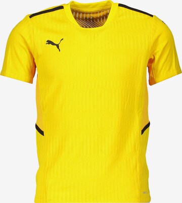 PUMA Performance Shirt in Yellow: front