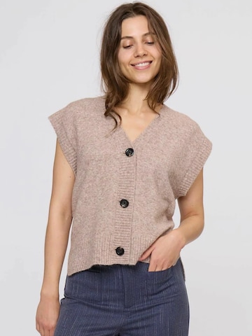 Noa Noa Cardigan ' AlayaNN ' in Beige: Vorderseite