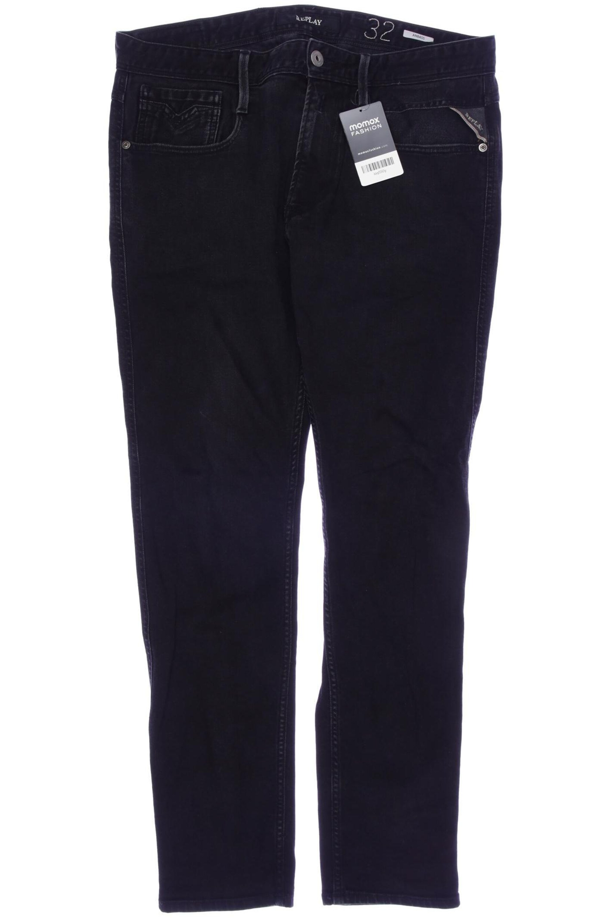 REPLAY Jeans in 32 in Black: front