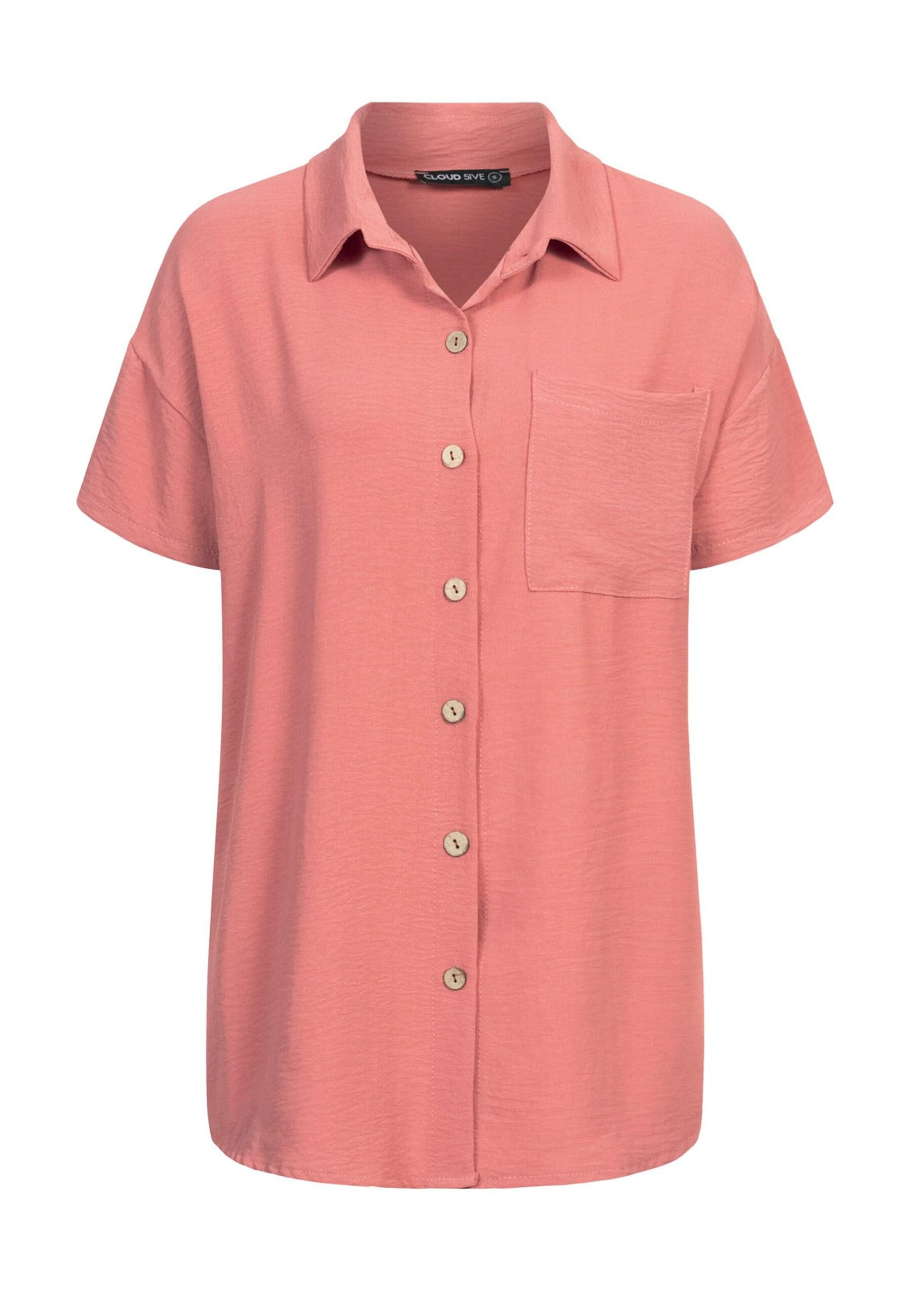 Cloud5ive Bluse in Pink: Vorderseite