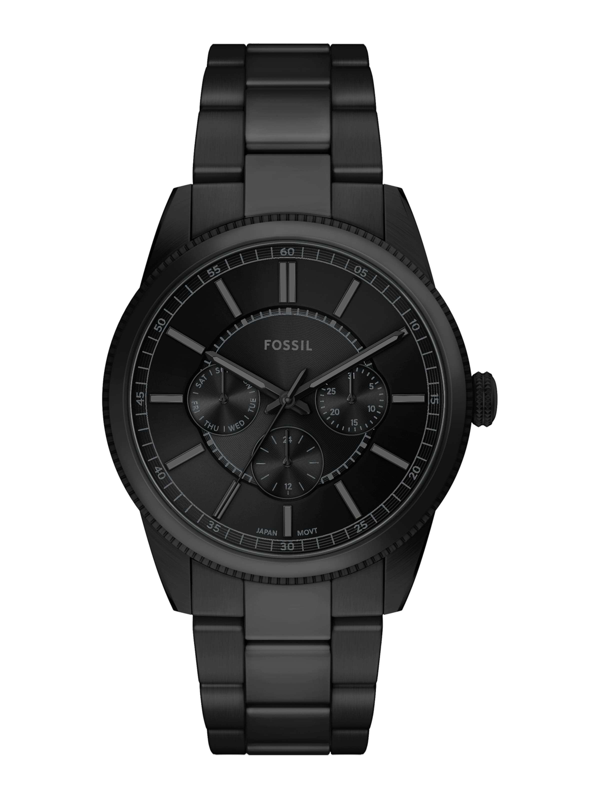 FOSSIL Analogové hodinky 'Pearson' – černá: přední strana