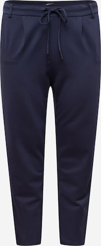 ONLY Curve Pleat-Front Pants 'POPTRASH LI' in Blue: front