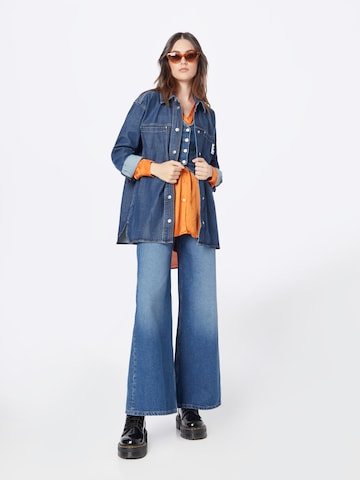 TOM TAILOR DENIM Jacke in Blau