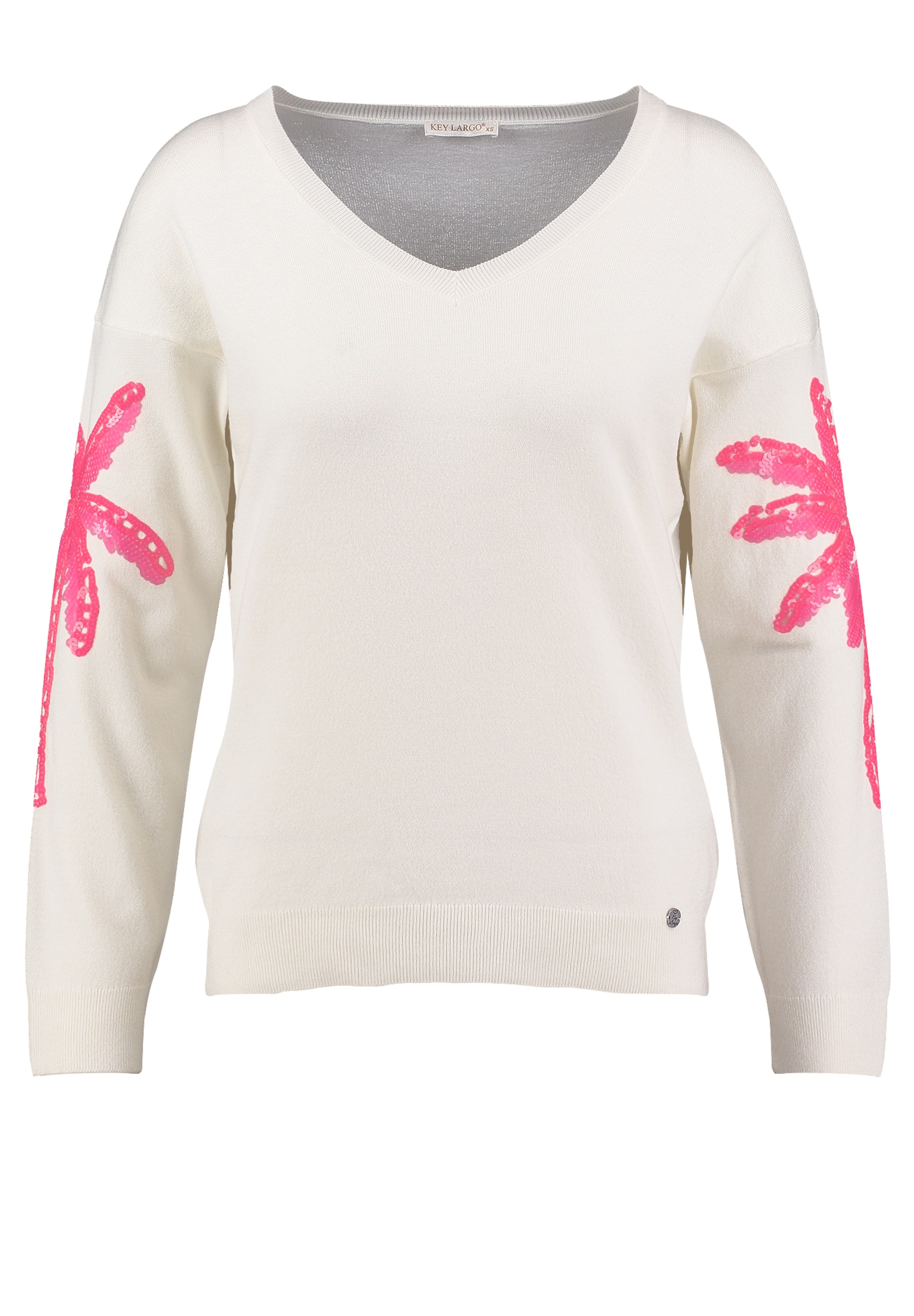 Pulover ' Pacific' de la Key Largo pe bej: față