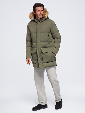 Ombre Winterparka in Groen