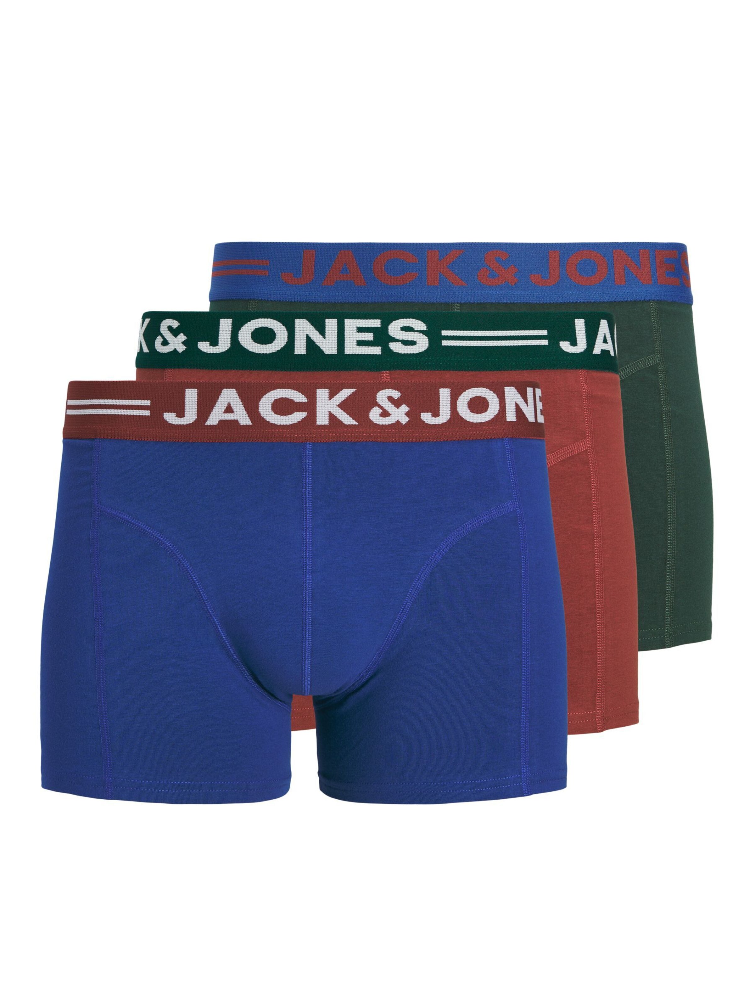 JACK & JONES Boxershorts in Blauw: voorkant
