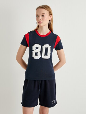 Koton T-Shirt in Blau: Vorderseite