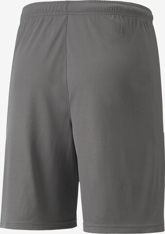 PUMA Regular Sportshorts 'TeamLiga' in Grau