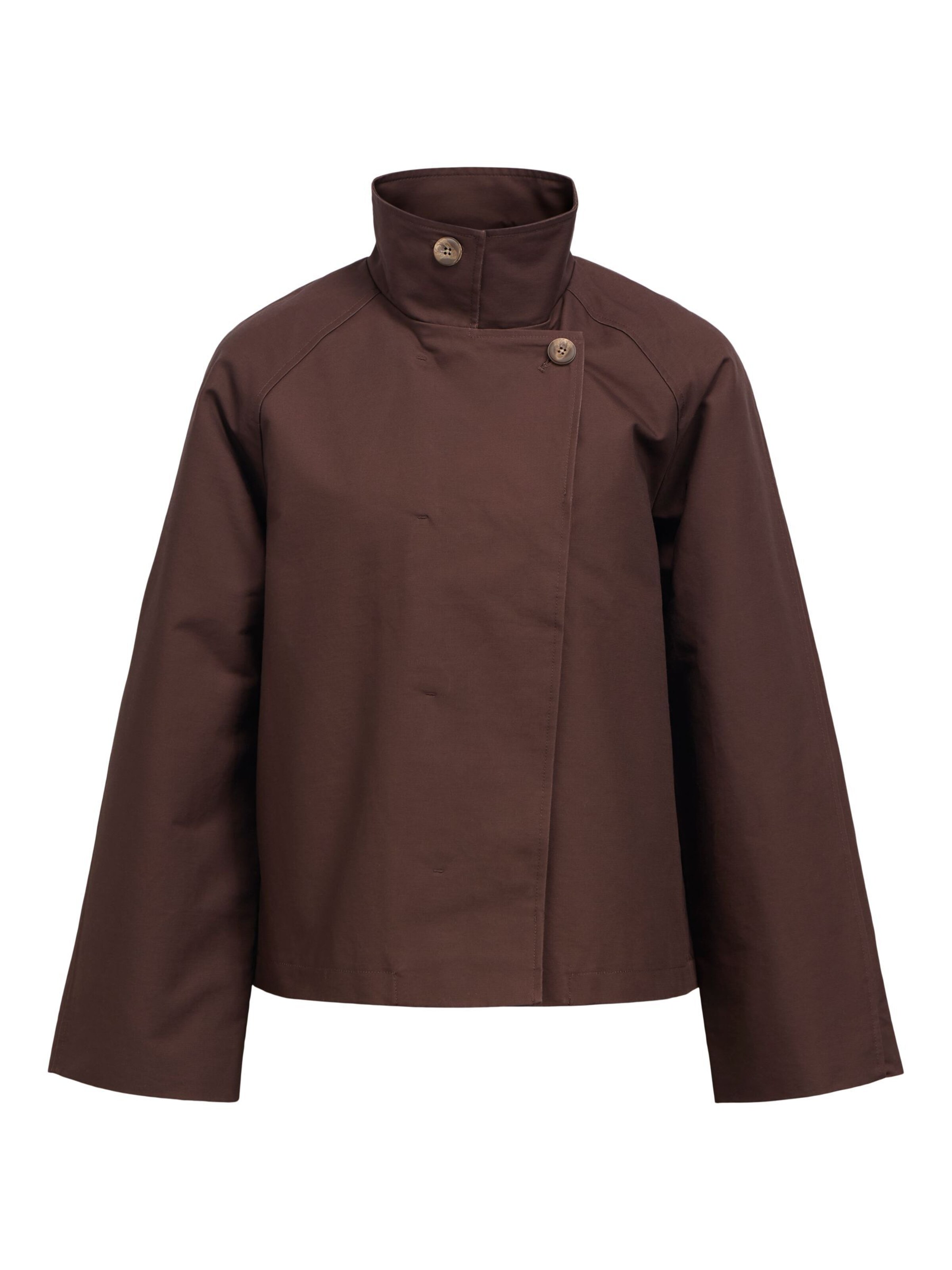 Manteau mi-saison 'OBJGerda' OBJECT en marron : devant