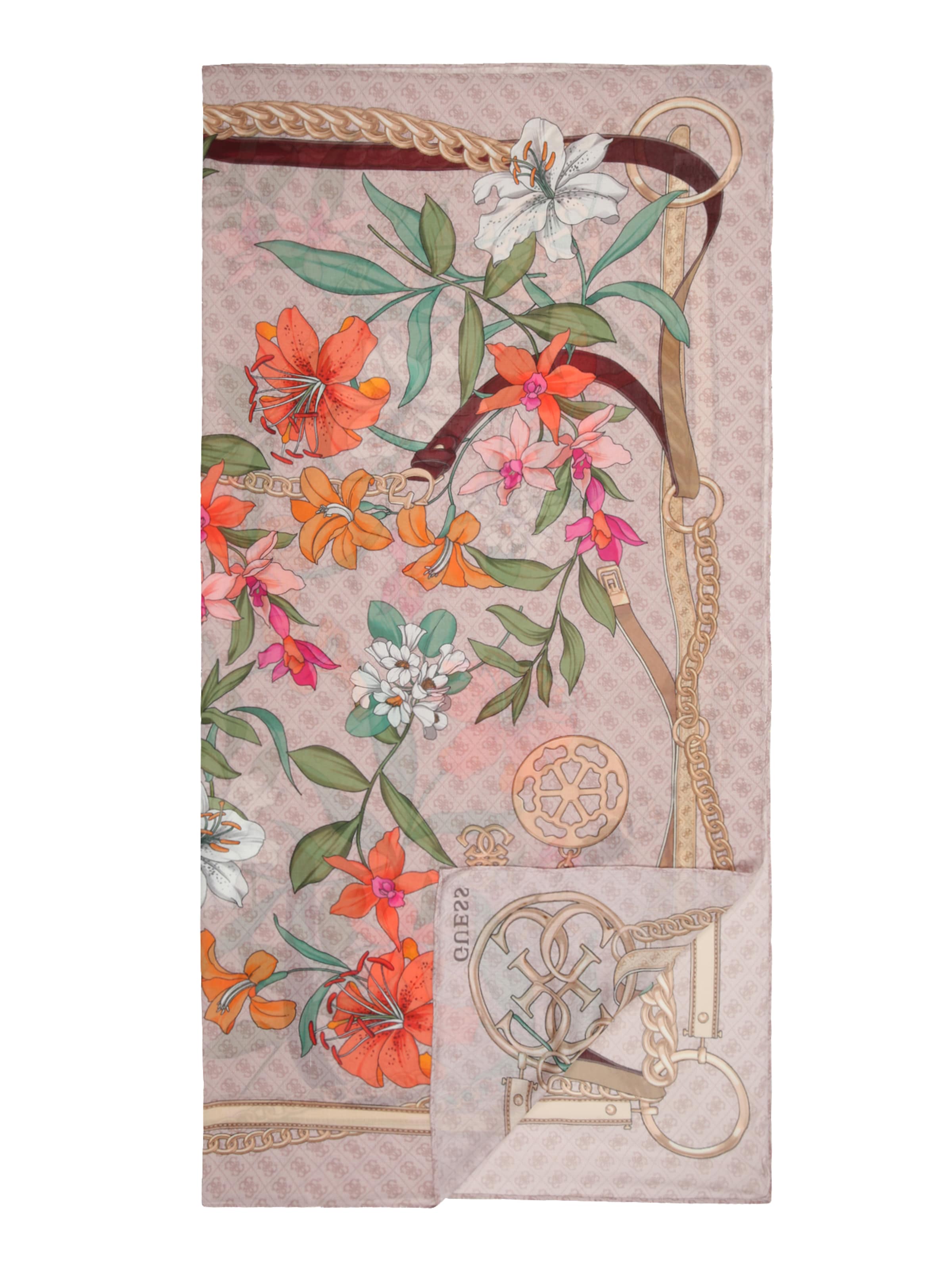 GUESS Платок 'KEFIAH 130X130' в Бежевый