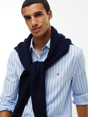 TOMMY HILFIGER Regular Fit Hemd 'Flex' in Blau