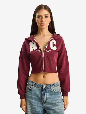 Giacca di felpa di Bianco Lucci in rosso: frontale