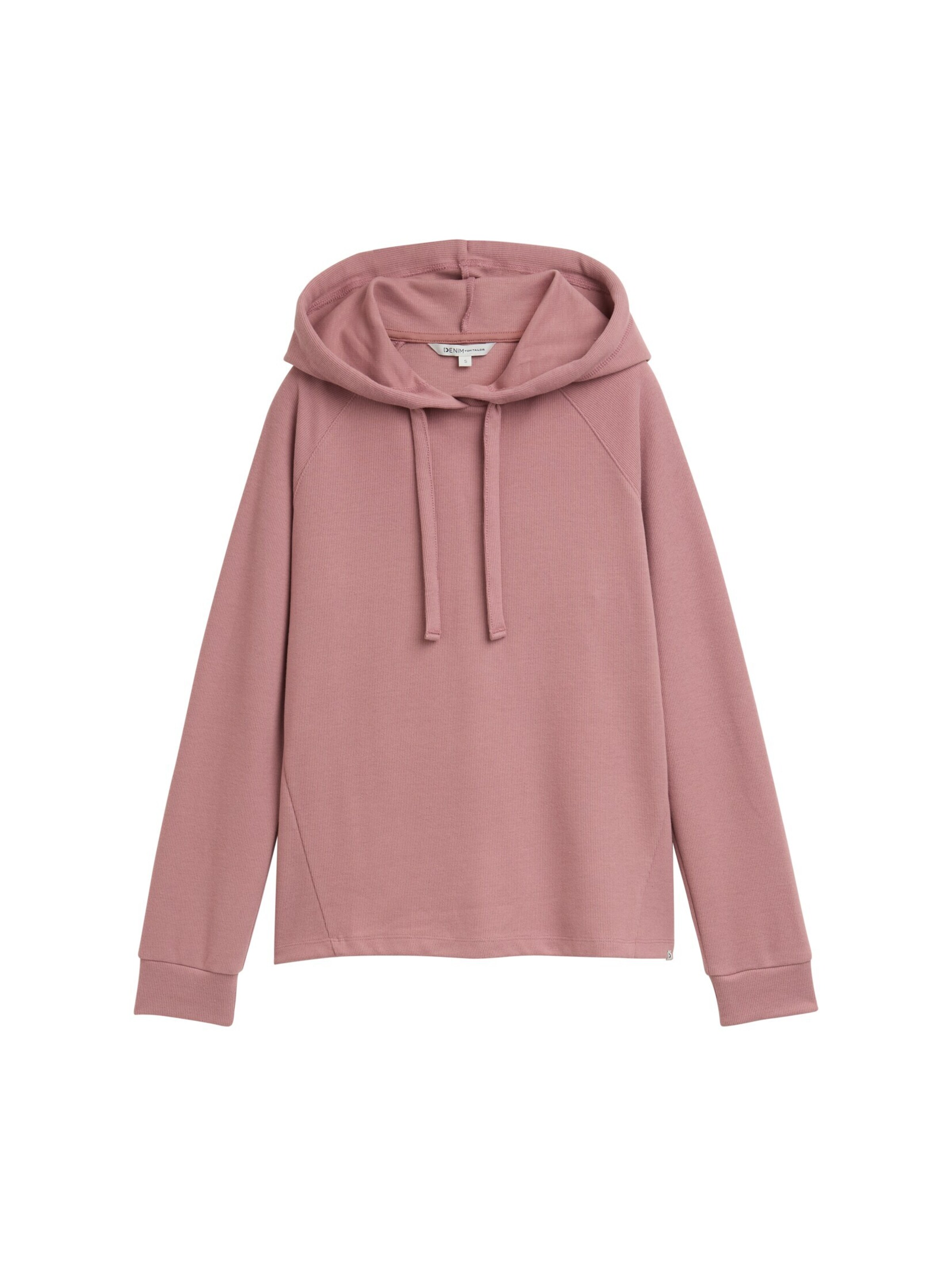 TOM TAILOR DENIM Sweatshirt in Roze: voorkant