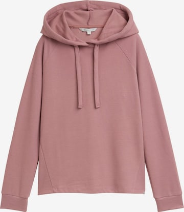 Sweat-shirt TOM TAILOR DENIM en rose : devant