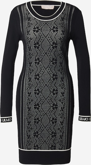 Rochie tricotat 'MAGLIA' Liu Jo pe negru / argintiu / alb, Vizualizare produs