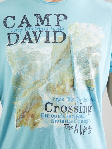 Maglietta di CAMP DAVID in blu
