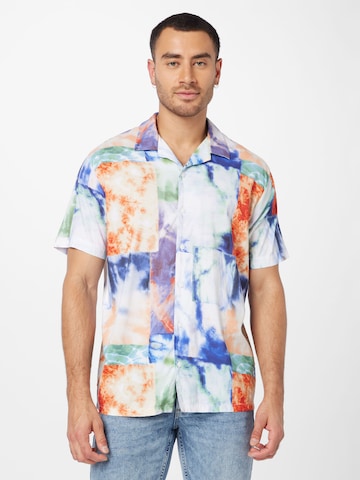 QS Regular Fit Skjorte i blandingsfarger: forside