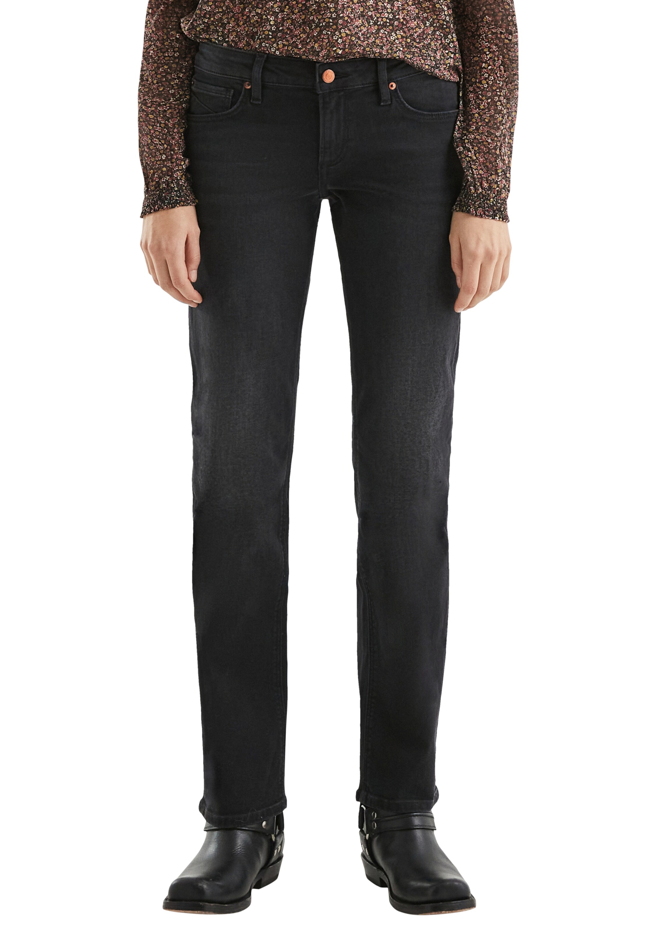 Regular Jean 'Catie' QS en gris : devant