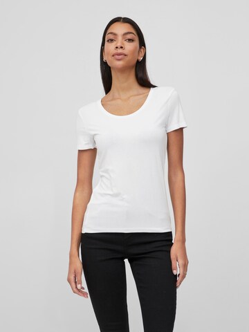 VILA Тениска 'DAISY' в бяло: отпред