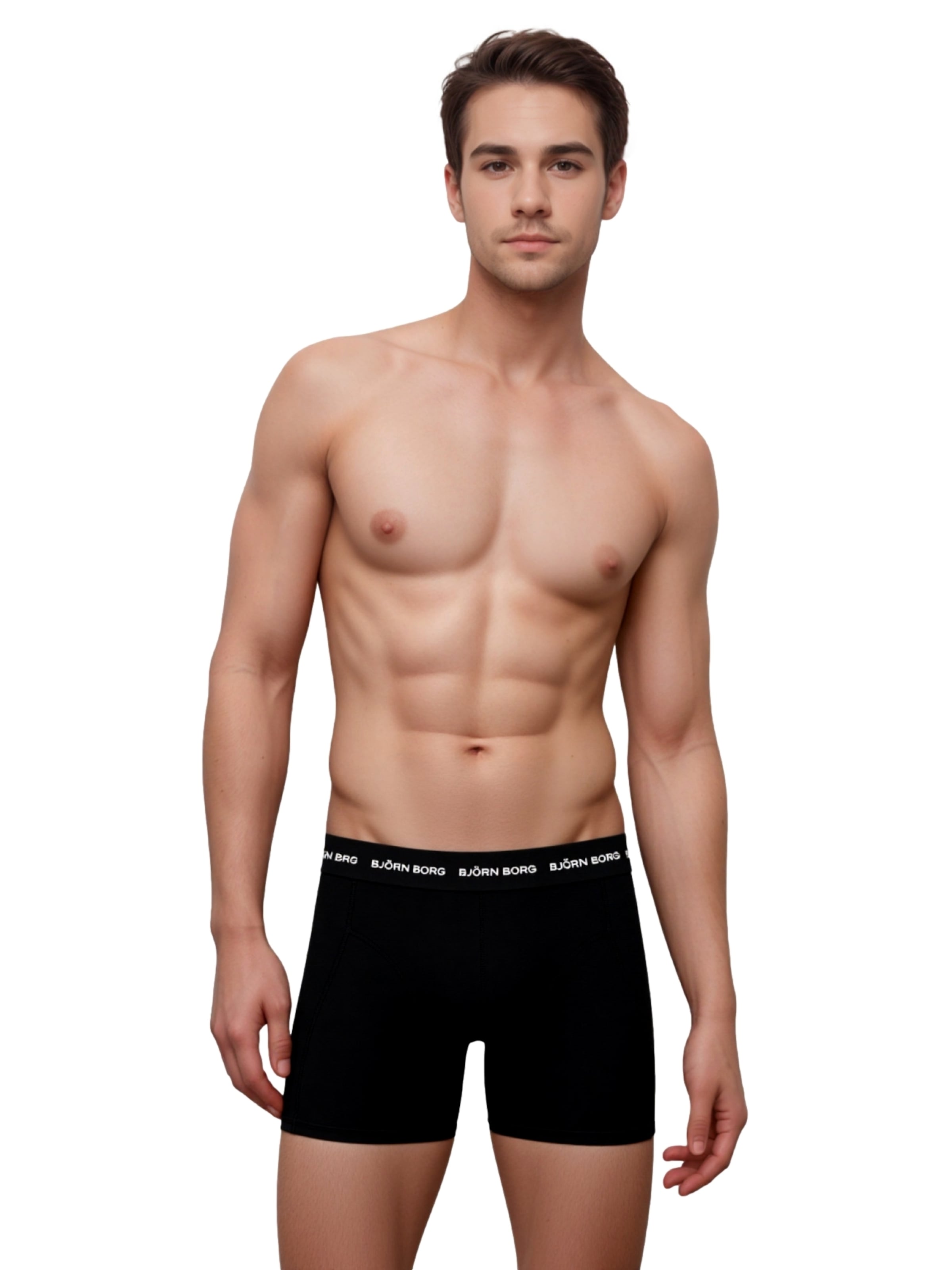 BJÖRN BORG Boksershorts i sort: forside