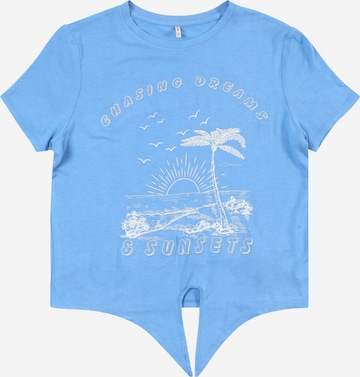 mėlyna ONLY GIRLS Marškinėliai 'KOGRITA': priekis