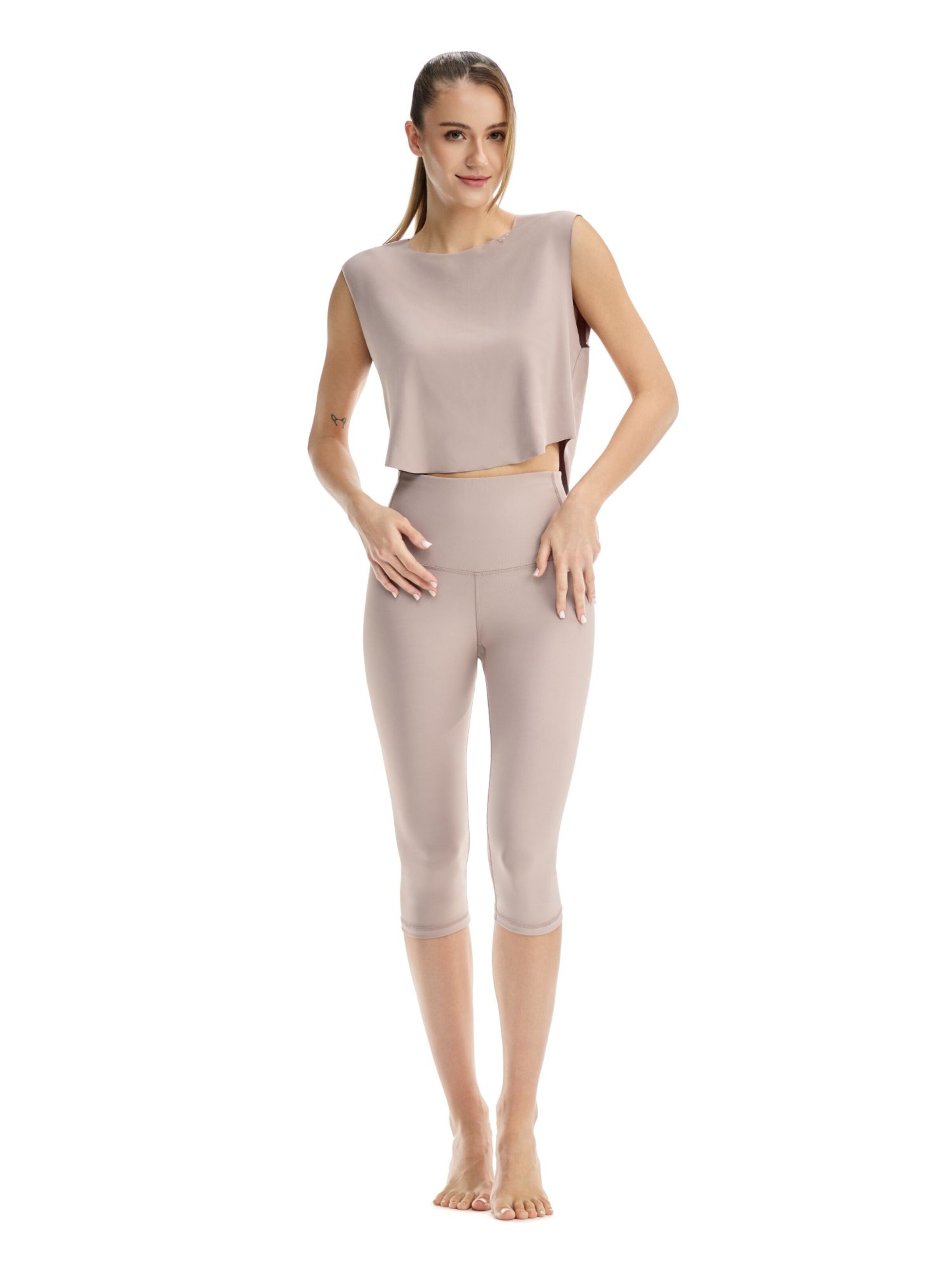 Winshape Skinny Παντελόνι φόρμας ' HWL217C ' σε μπεζ