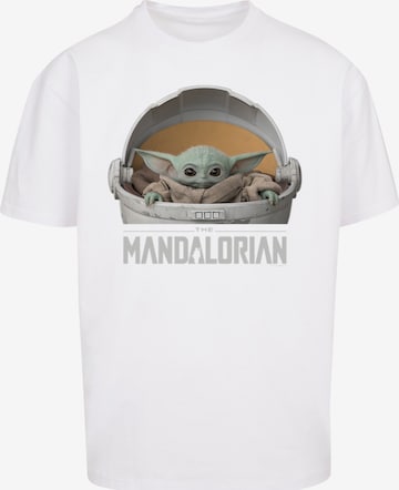 F4NT4STIC Shirt 'Star Wars The Mandalorian The Child Pod' in White: front